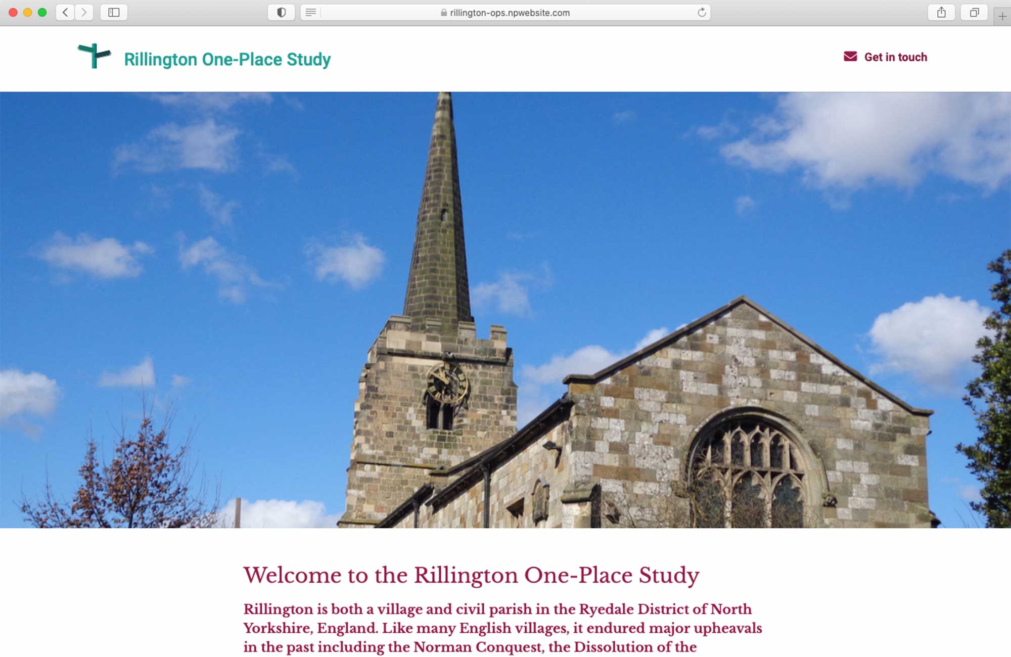 Share your research with an included project website