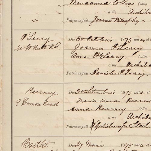 Manage the records and sources